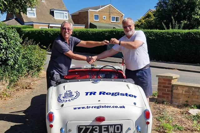 Andy Holyoak, 69, from Wilbarston can now take the wheel once again after receiving Glaucoma treatment.