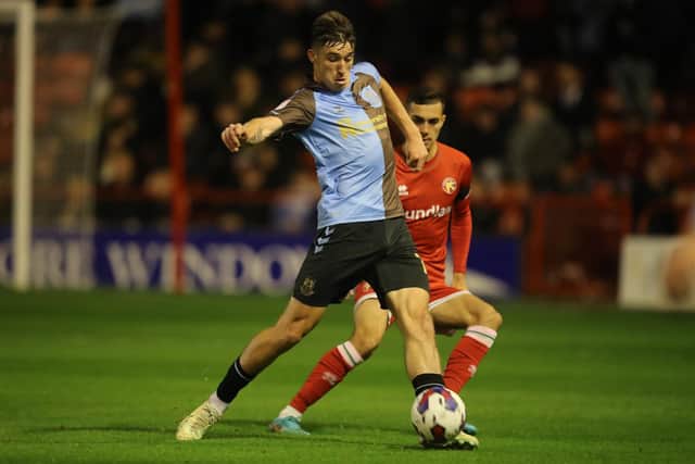Kieron Bowie in action for the Cobblers at Walsall (Picture: Pete Norton)