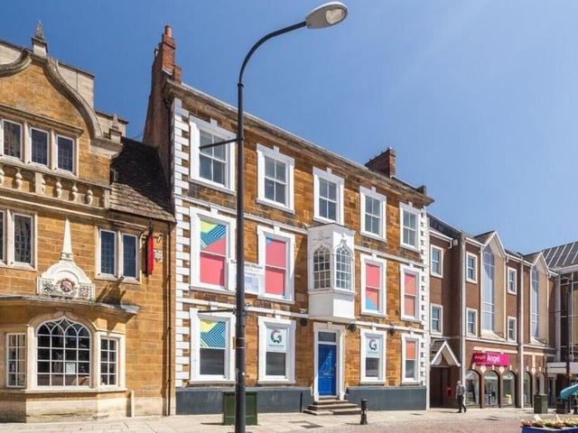Beethoven House in Market Square is a ground floor retail unit of 1,184 sq ft in a Grade II* listed three-storey building. The unit comes as a shell fit-out and includes basement storage and access to a shared courtyard garden. It is available to let for around £24,000 a year (£2,000 a month)