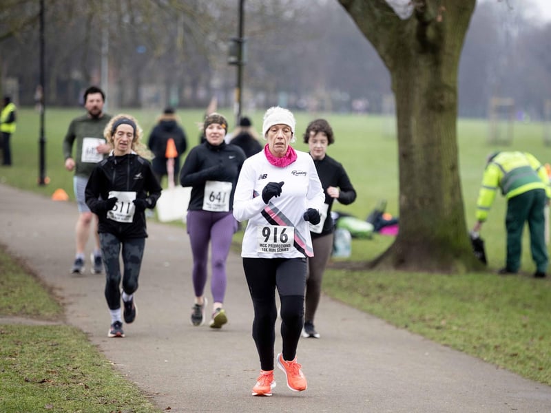 Runners braved the cold on Sunday January 12 to take on the charity race at The Racecourse.