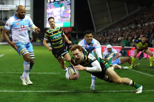 George Hendy grabbed a hat-trick for Saints last Sunday (photo by David Rogers/Getty Images)