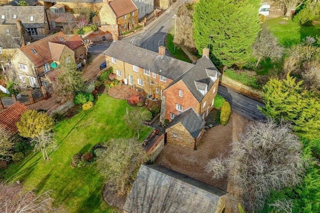 This five-bedroom stone detached property in Quinton Road, Wootton, is being marketed by Richard Greener estate agents