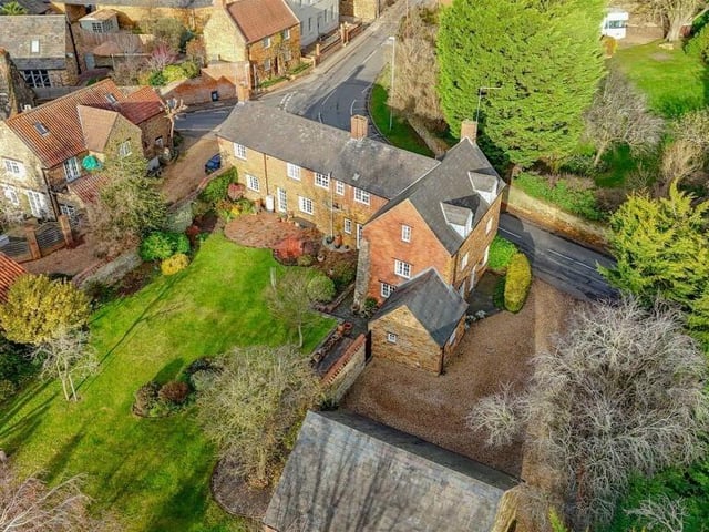 This five-bedroom stone detached property in Quinton Road, Wootton, is being marketed by Richard Greener estate agents