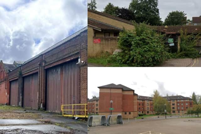 The former St James bus depot, Ecton Brook Care Home and University of Northampton Avenue Campus will all benefit from Government grants for creating more housing.