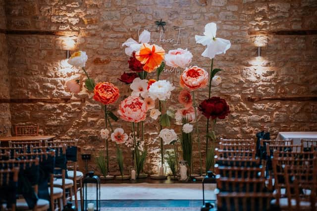 Now, Holly’s creations are used for events, photoshoots and weddings – as anyone from across the world can buy or hire them. Photo: Debbie McGregor.