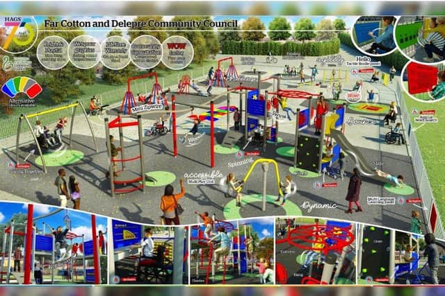 Here is what the play area is expected to look like following the upcoming renovation.
