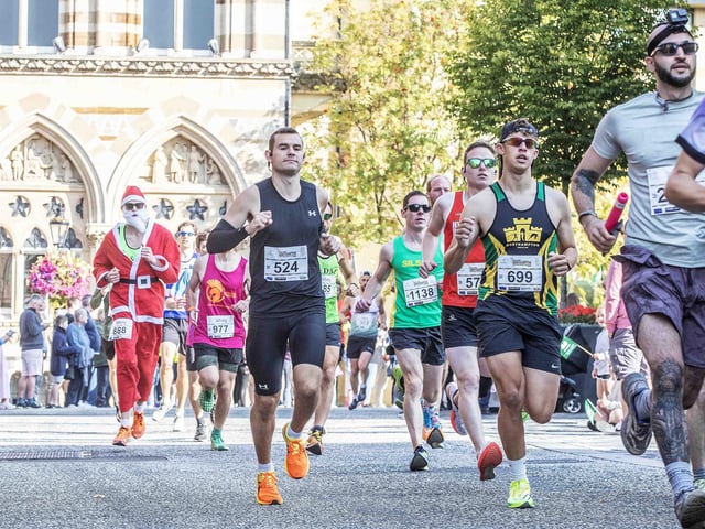 Hundreds of runners took part in the half marathon on Sunday September 15, 2024.