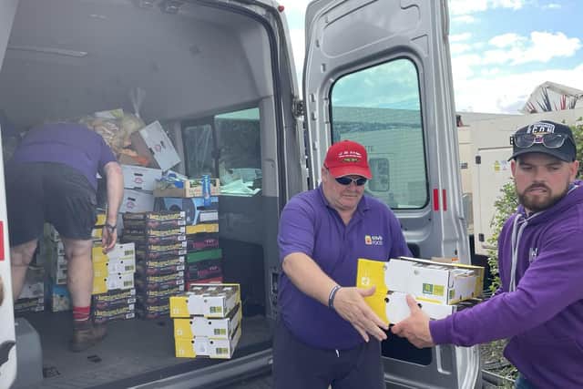 The food larder is available for all members of the community, not just those who are in need.