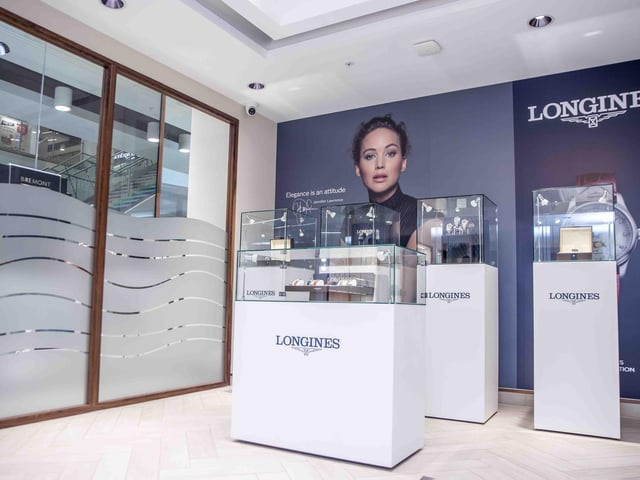 Inside the newly refurbished jewellers in Northampton town centre.