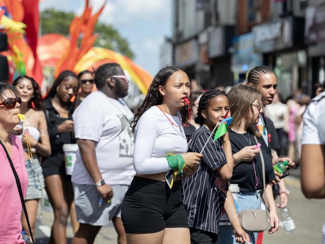 An explosion of joyous colour took over Northampton during the carnival on Saturday June 14.