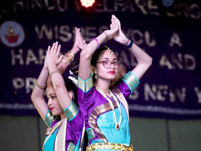 The parade and wider Diwali festival took place in Northampton town centre on Saturday October 26.