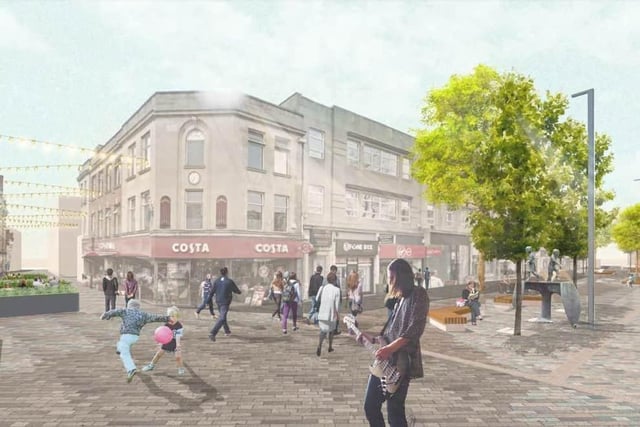 Set to start later this year, this project will see a revitalisation of the pedestrianised Abington Street. 
From the Towns Fund, £4.4 million will be spent on improved pedestrian access, new seating, interpretation and tree planting.
The council hopes this project will complement the Market Square redevelopment and will also provide more community activity such as street performances, outdoor dining and flexible event spaces.