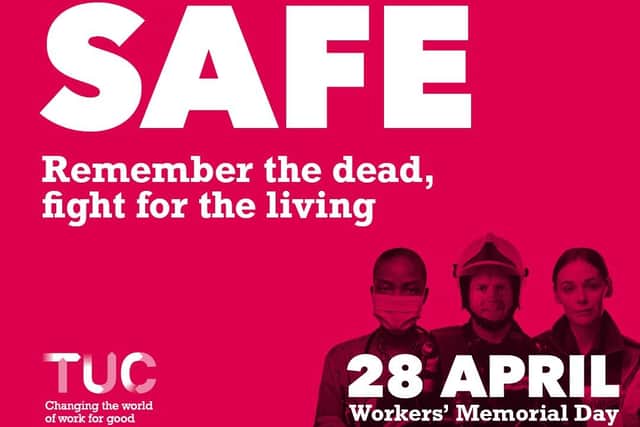 Northampton TUC are hosting a International Workers Memorial Day event on Saturday 27th April
