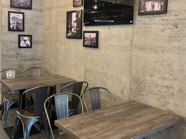 Inside the new Indian street food diner in Wellingborough Road