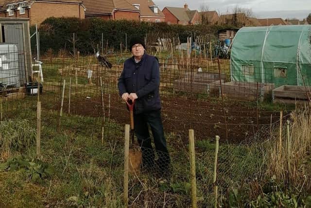 Ken Nikel, 71, who has been a plot holder at the Brixworth Allotments in Northampton Road for a decade and is treasurer for the Brixworth Allotment Association.