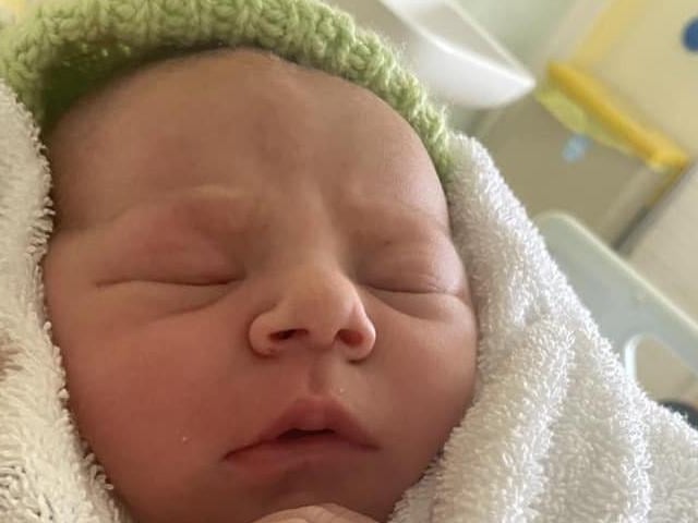Franciszek born at 6.04pm on June 24 at Northampton General Hospital, weighing 7lbs 10oz.