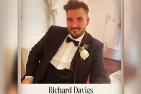 Richard Davies sadly died on September 14 with his wife Lisa by his side.