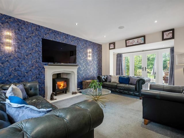 Here is one of the five reception rooms.