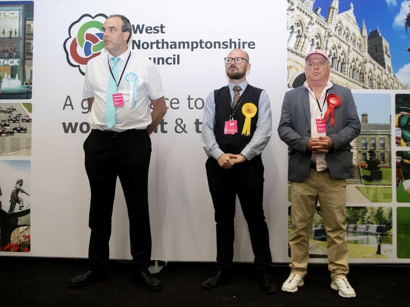 West Northamptonshire Council election count