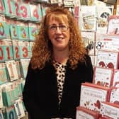 Seasons Greetings Cardshop, located in cabin eight at Billing Garden Village, was founded by Karen Douglas-Walton nine years ago.