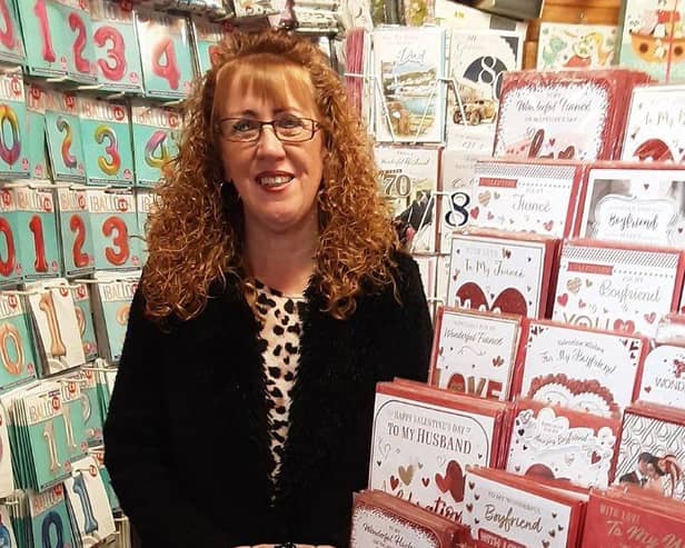 Seasons Greetings Cardshop, located in cabin eight at Billing Garden Village, was founded by Karen Douglas-Walton nine years ago.