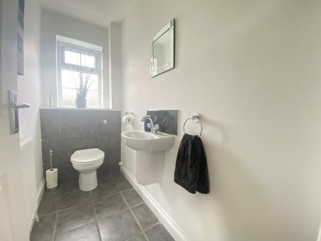A water closet is welcome addition on the ground floor