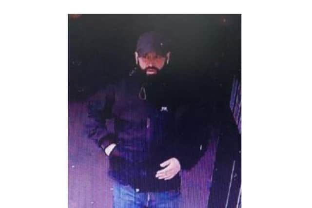 Officers believe the man in the image may have information which could assist with their investigation and are appealing for him or anyone who may recognise him to get in touch.