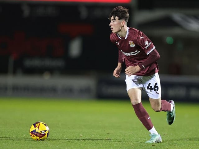 Luton-born teenager who can play defence or midfield. Been with Cobblers since under-9s... 6