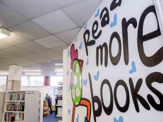 The community library in Welford Road held a grand opening event on Saturday March 29, which more than 1,000 people attended.