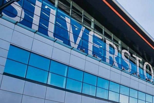 A MotoGP fan has been banned from driving after jumping on a stolen golf buggy at Silverstone