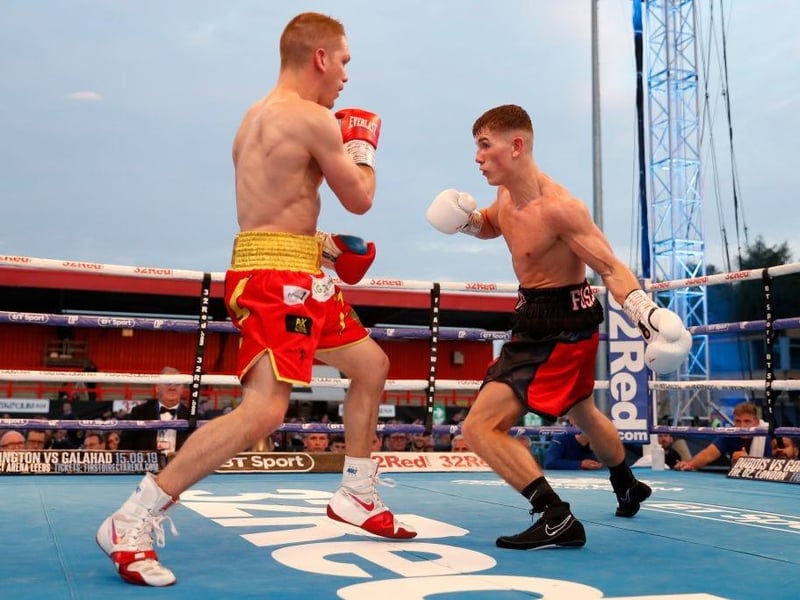 Ashley Lane (left) held the Commonwealth super-bantamweight title from 2017 to 2019 and challenged for the British super-bantamweight title in 2019. He won 16 out of 28 fights.