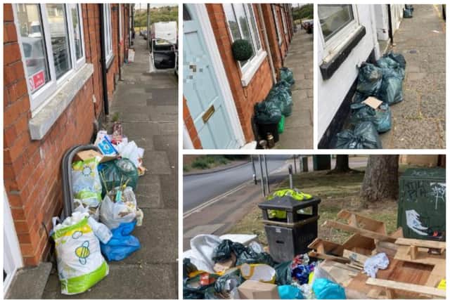 Four people wound up with hefty fines for dumping rubbish in streets earlier this year