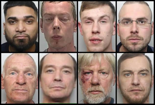 Faces of a few of Northamptonshire's most serious offenders now behind bars.