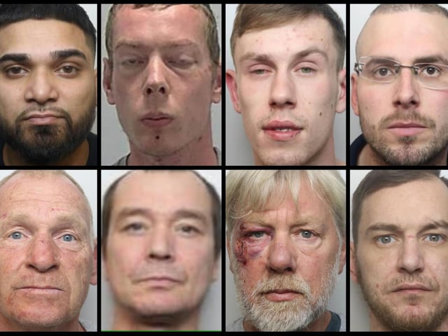 Faces of a few of Northamptonshire's most serious offenders now behind bars.