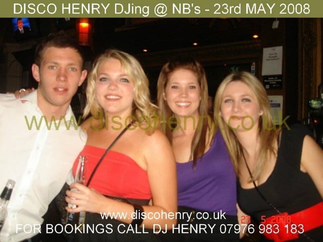 Nostalgic pictures from a Friday night out at NB's