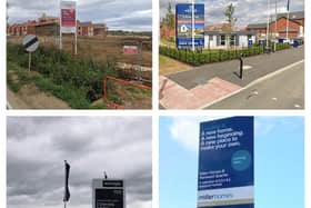 There are four major housing developments being built at the same time between Harpole and Duston