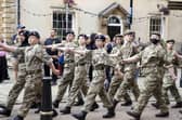 A parade made its way through Northampton town centre to mark the day. Entertainment followed.