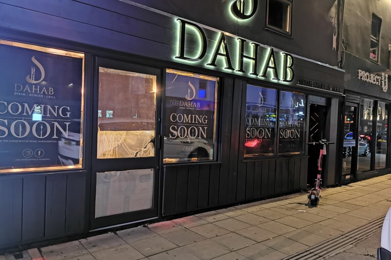 Dahab is opening at the former Burger N Fries site in Wellingborough Road, near The Spread Eagle. The site has limited social media activity and no opening date has yet been revealed, but the site looks closer to completion in terms of refurbishment. The site will be specialing in steaks, burgers and grills.