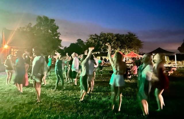 Dancing away the night
