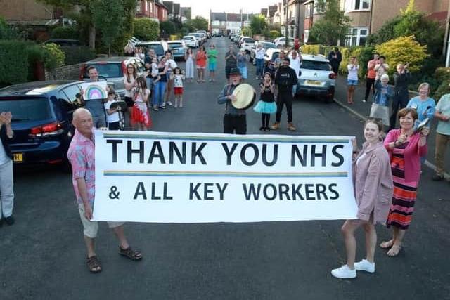 We all showed our appreciation and gratitude for the NHS and the thousands of health care workers who looked after the country during an unbelievably difficult time