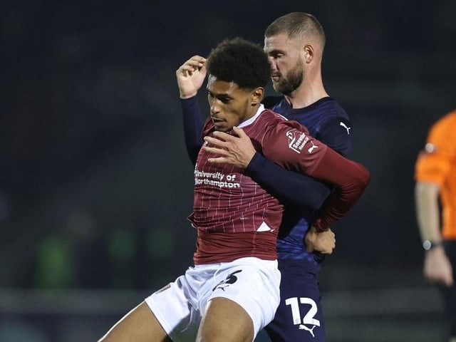 Part of his task when coming on was to mark Graham but he kept getting sucked inside and the dangerous Orient winger eventually made the most of the space he was afforded... 6
