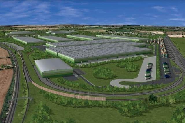 An artist's impression of how the site will look