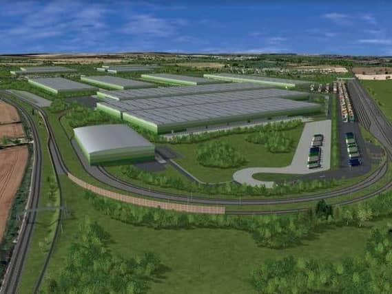 An artist's impression of how the site will look