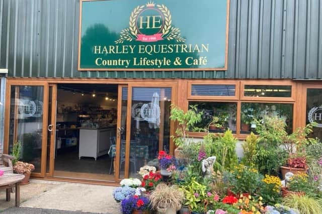 The Harley Equestrian, Country Lifestyle Shop and Cafe from the Eydon Circular walk.