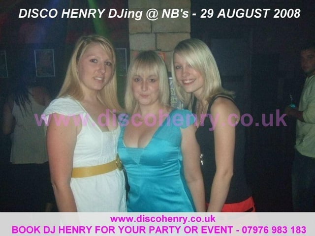 Nostalgic pictures from a night out at NB's