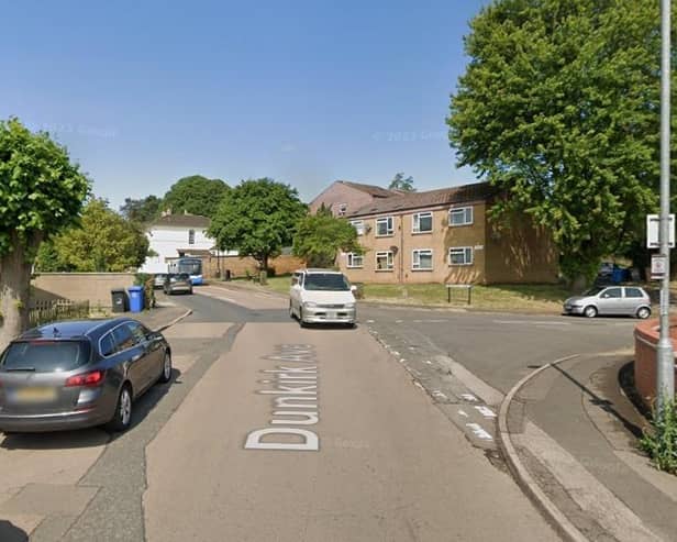 The crash happened in Dunkirk Lane next to St Giles Close. Image: Google