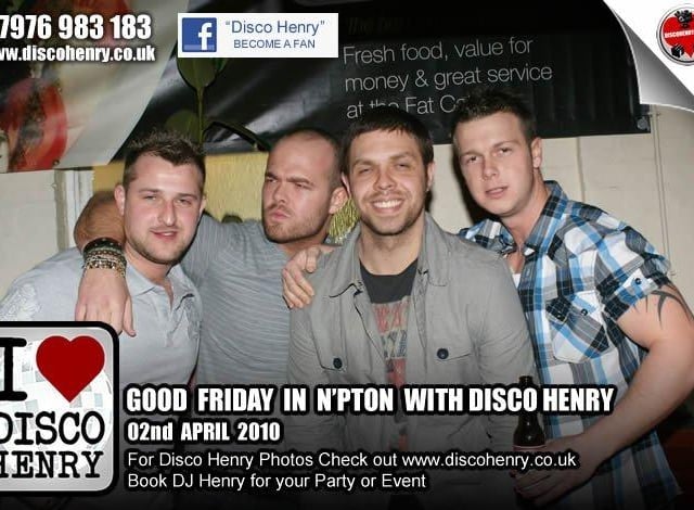 Nostalgic pictures from a Good Friday night out in 2010 around Northampton.