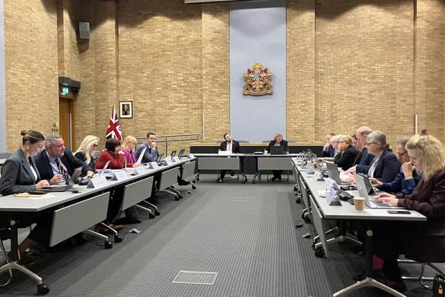 The six South Midlands councils met on Tuesday (Jan 21) to give an update on the devolution pathway since submitting their own expressions of interest earlier this month. (Image: Nadia Lincoln LDRS)