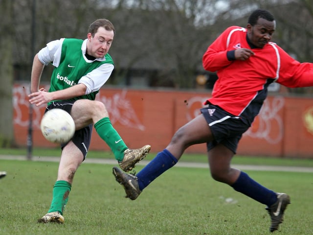 2011 - Action from Spartak Moulton against Northampton Stars at the Racecourse