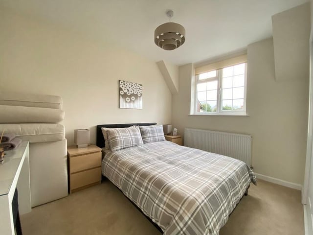 One of four light and airy bedrooms inside the property